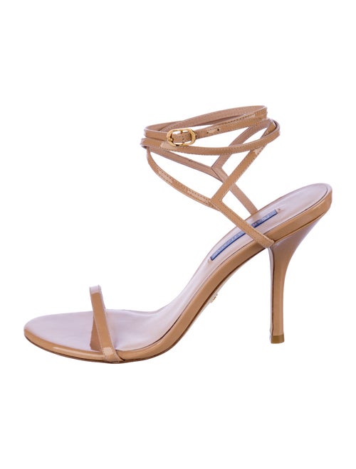 Stuart Weitzman Patent Leather Sandals