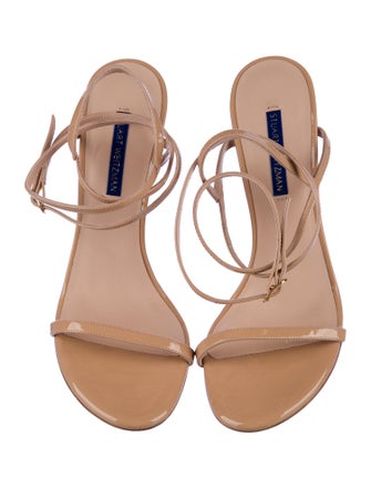Stuart Weitzman Patent Leather Sandals