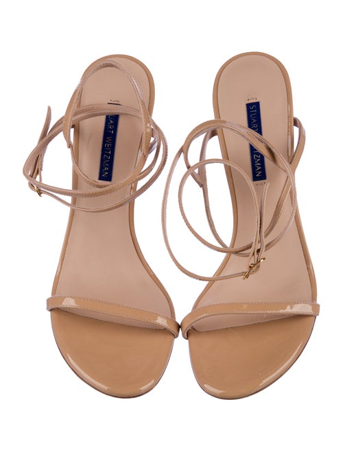 Stuart Weitzman Patent Leather Sandals