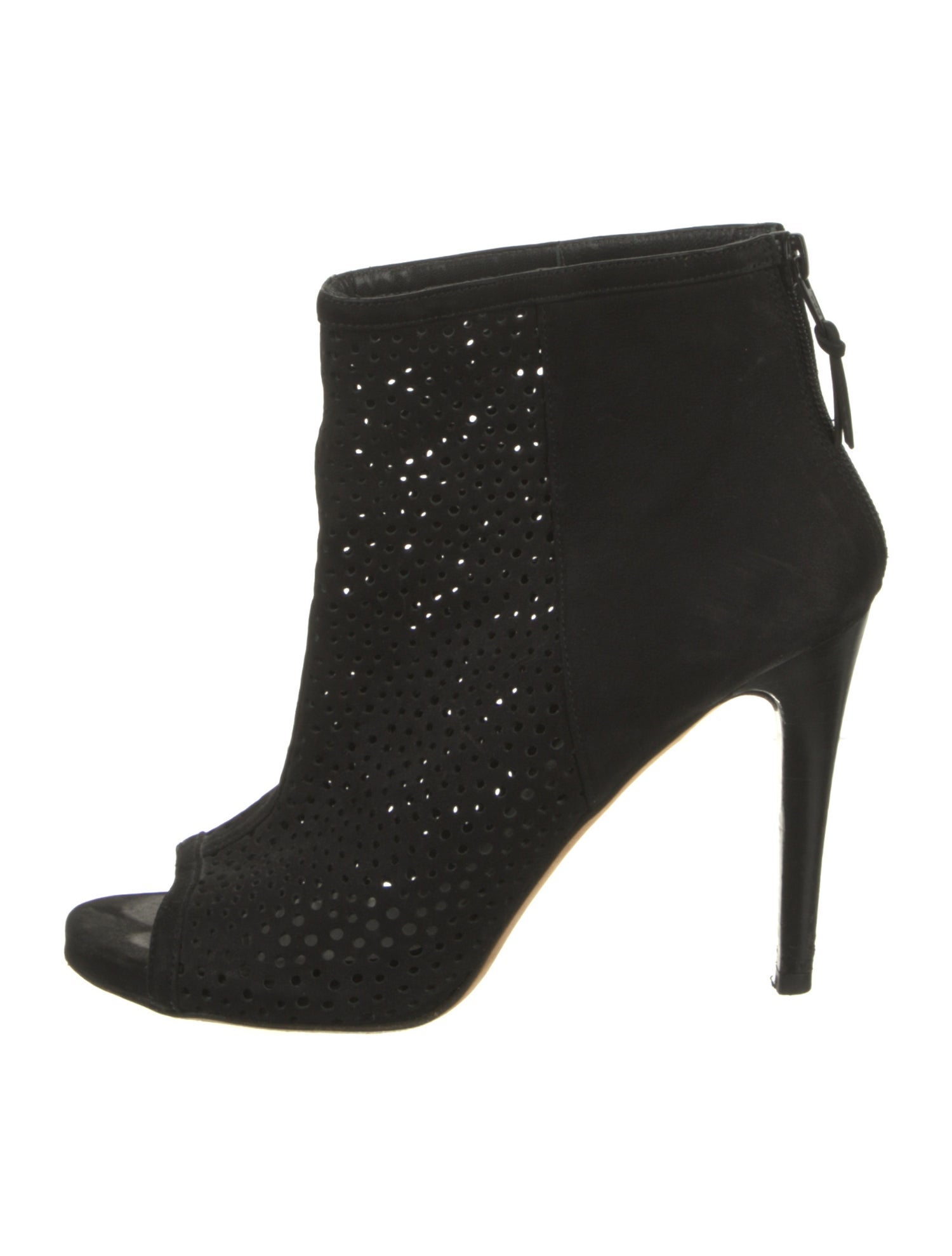 Stuart Weitzman Suede Cutout Accent Boots