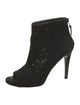 Stuart Weitzman Suede Cutout Accent Boots