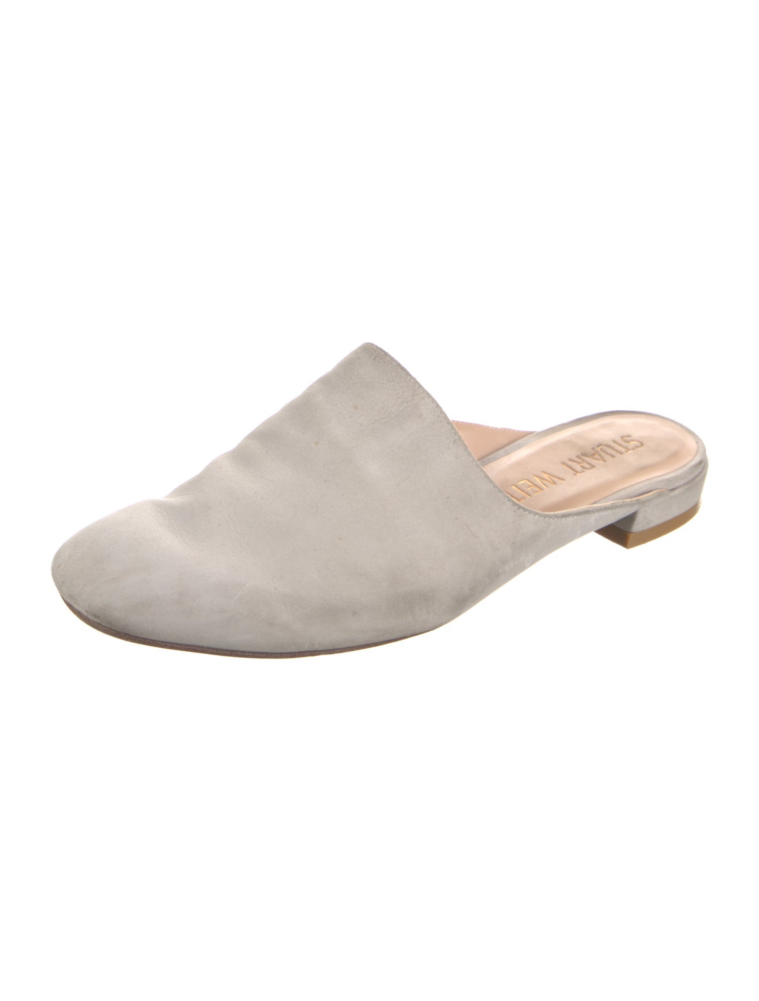 Stuart Weitzman Suede Mules