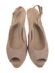 Stuart Weitzman Suede Slingback Sandals