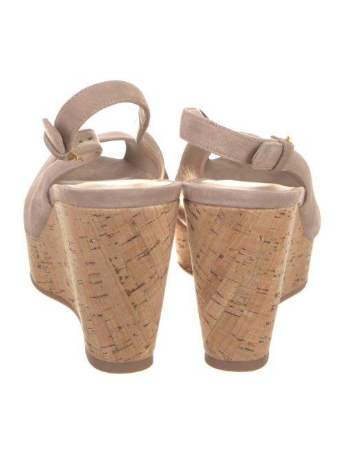 Stuart Weitzman Suede Slingback Sandals