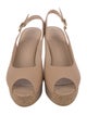Stuart Weitzman Leather Slingback Sandals