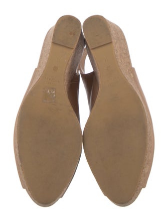 Stuart Weitzman Leather Slingback Sandals