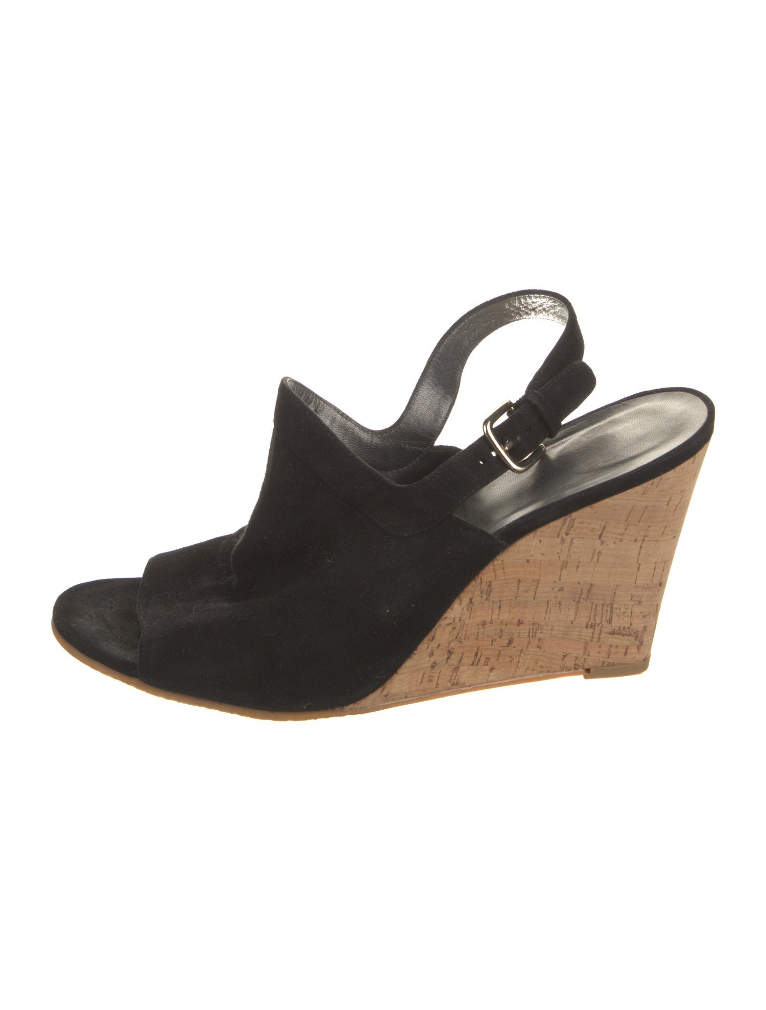 Stuart Weitzman Suede Slingback Sandals