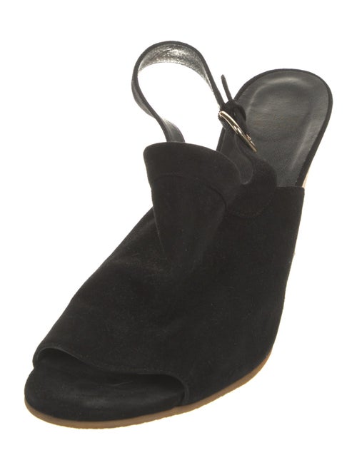 Stuart Weitzman Suede Slingback Sandals