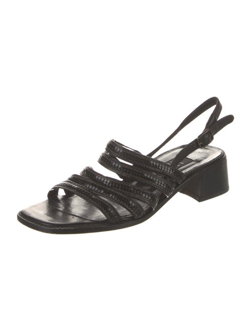 Stuart Weitzman Leather Slingback Sandals