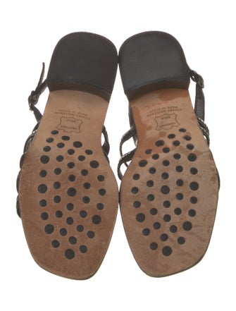 Stuart Weitzman Leather Slingback Sandals