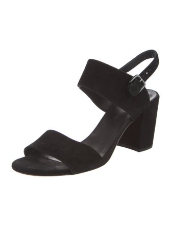 Stuart Weitzman Suede Slingback Sandals