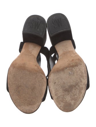 Stuart Weitzman Suede Slingback Sandals