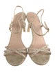 Stuart Weitzman Glitter Slingback Sandals