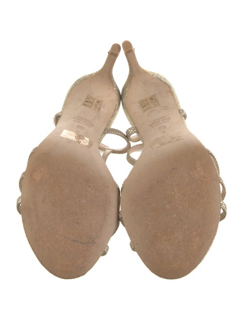 Stuart Weitzman Glitter Slingback Sandals