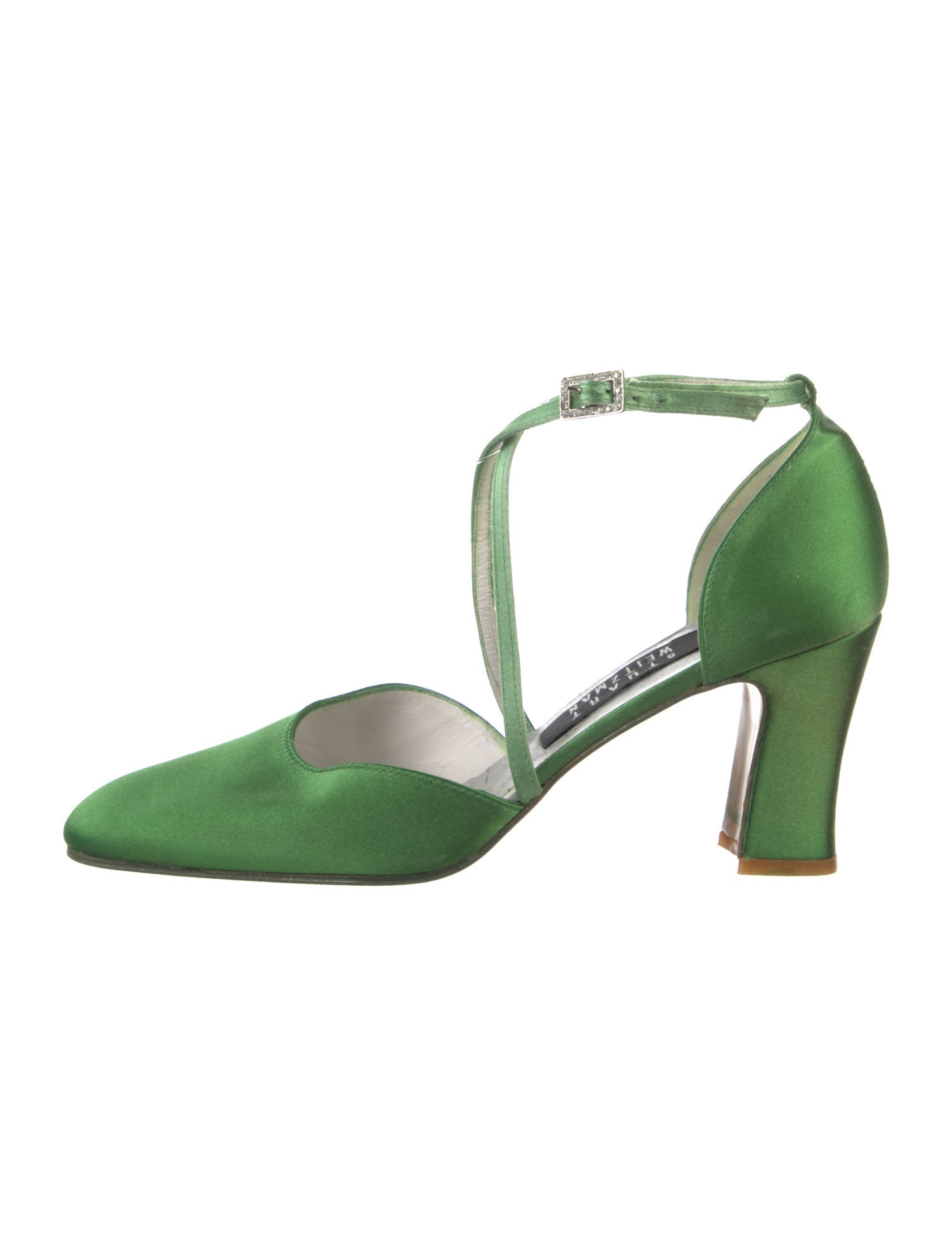 Stuart Weitzman Satin D'Orsay Pumps