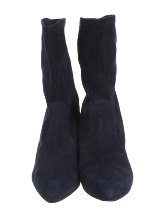 Stuart Weitzman Suede Sock Boots