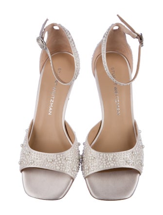Stuart Weitzman Satin Sandals