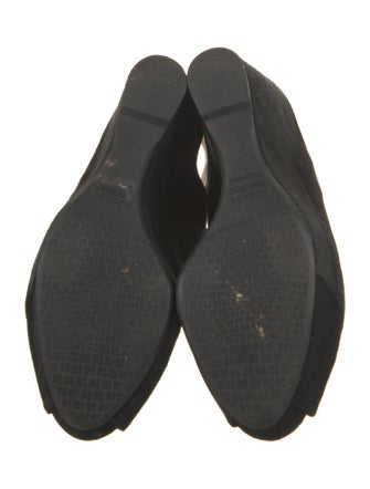 Stuart Weitzman Suede Cutout Accent Slingback Pumps