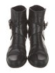 Stuart Weitzman Leather Moto Boots