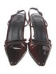 Stuart Weitzman Patent Leather Slingback Pumps