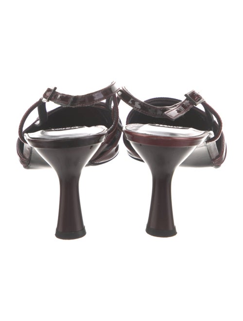 Stuart Weitzman Patent Leather Slingback Pumps