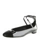 Stuart Weitzman Patent Leather Colorblock Pattern Flats