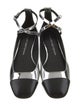 Stuart Weitzman Patent Leather Colorblock Pattern Flats