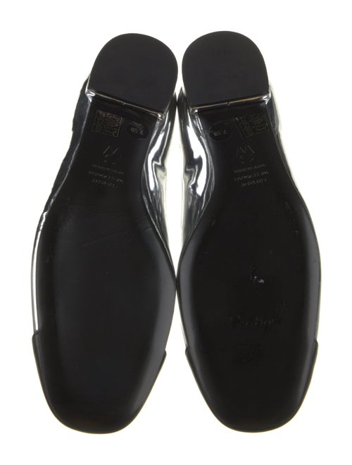 Stuart Weitzman Patent Leather Colorblock Pattern Flats