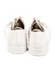 Stuart Weitzman Leather Beaded Accents Sneakers