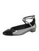 Stuart Weitzman Patent Leather Colorblock Pattern Flats