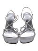 Stuart Weitzman Satin Slingback Sandals