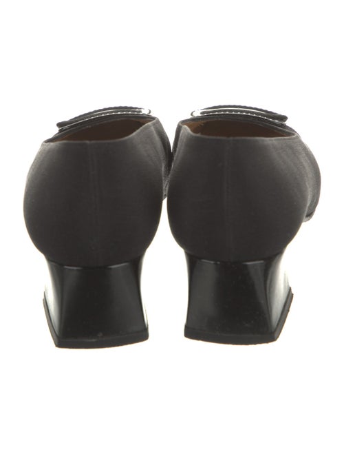 Stuart Weitzman Leather Trim Embellishment Flats