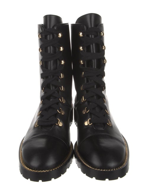 Stuart Weitzman Leather Combat Boots