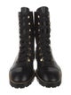 Stuart Weitzman Leather Combat Boots