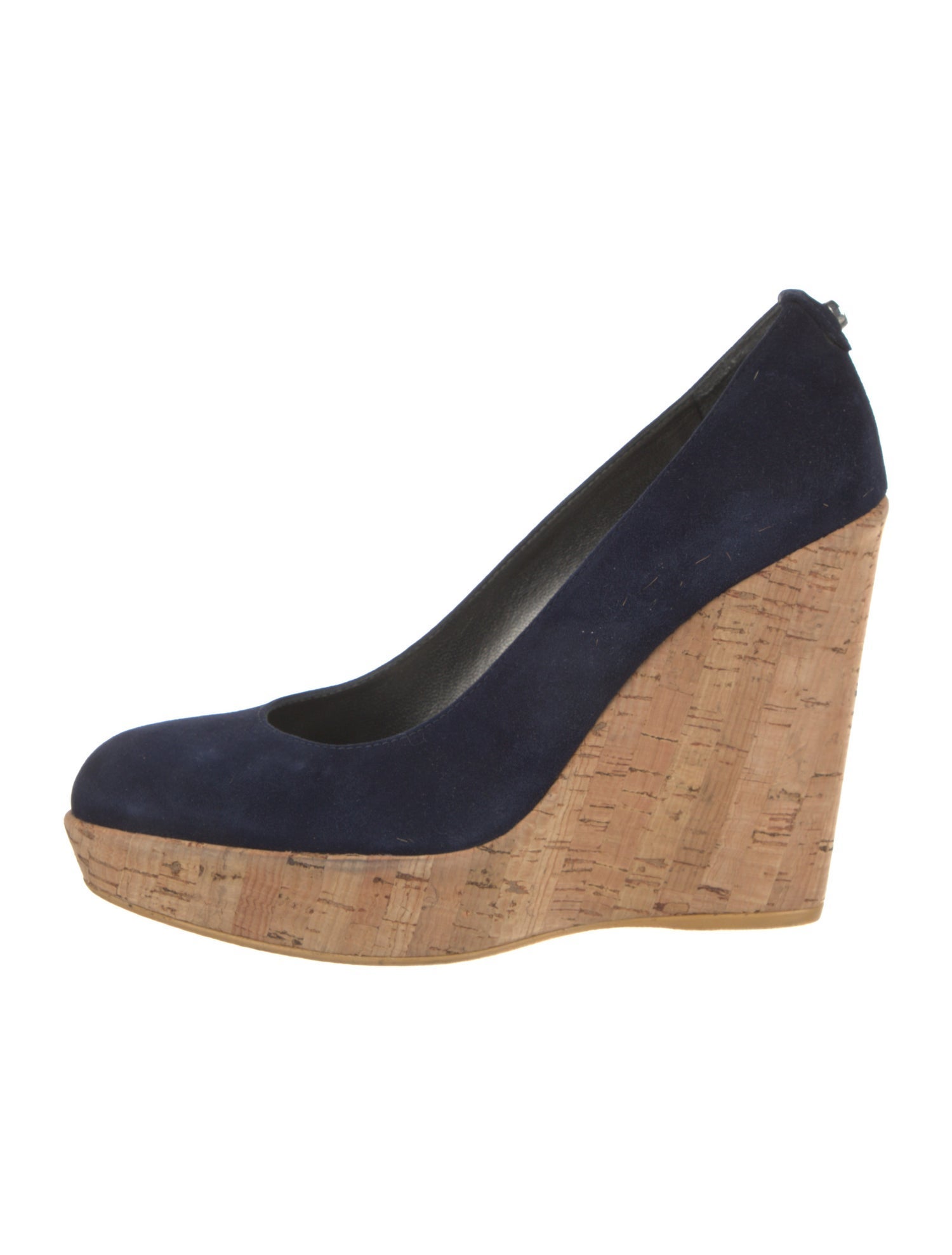 Stuart Weitzman Suede Leather Trim Embellishment Pumps