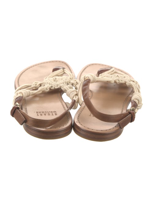 Stuart Weitzman Leather Slingback Sandals
