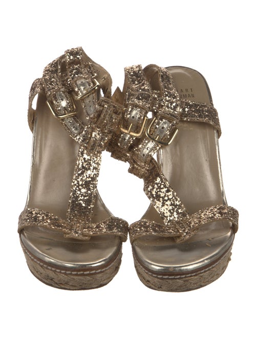 Stuart Weitzman Glitter Espadrilles