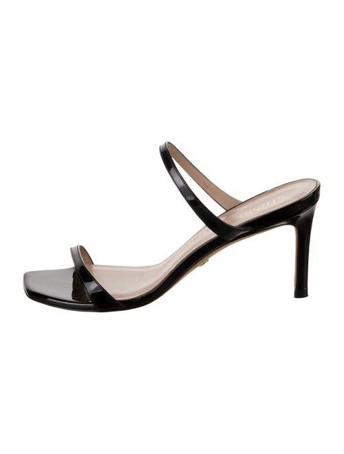Stuart Weitzman Patent Leather Slides