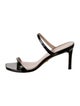 Stuart Weitzman Patent Leather Slides