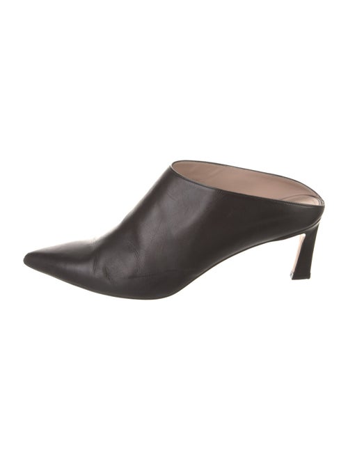 Stuart Weitzman Leather Mules