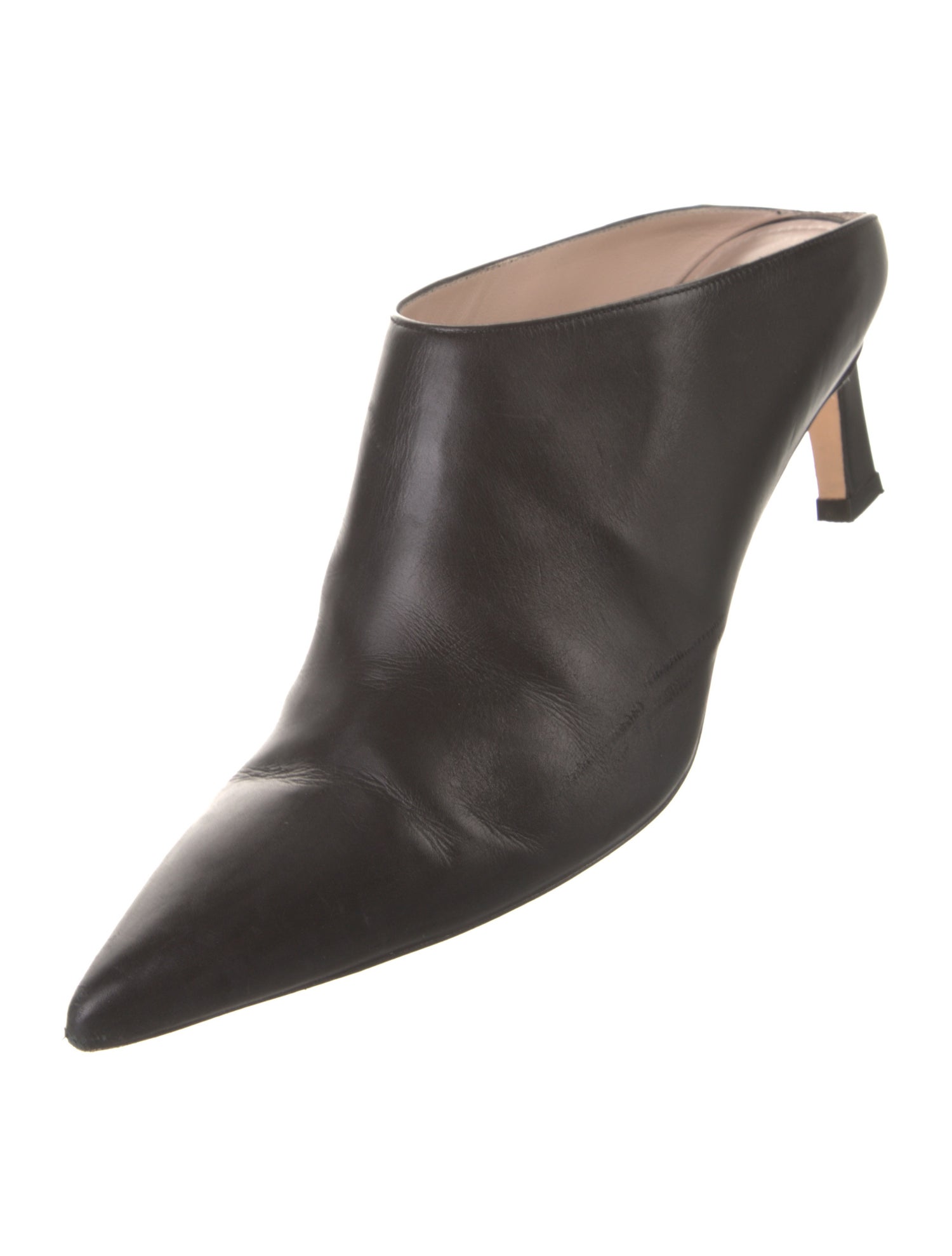 Stuart Weitzman Leather Mules