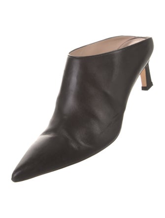 Stuart Weitzman Leather Mules