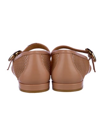 Stuart Weitzman Mesh Animal Print Slingback Sandals