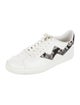 Stuart Weitzman Leather Animal Print Sneakers