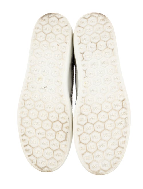 Stuart Weitzman Leather Animal Print Sneakers