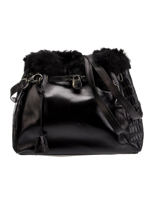 Stuart Weitzman Leather Evening Bag