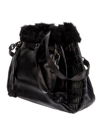 Stuart Weitzman Leather Evening Bag