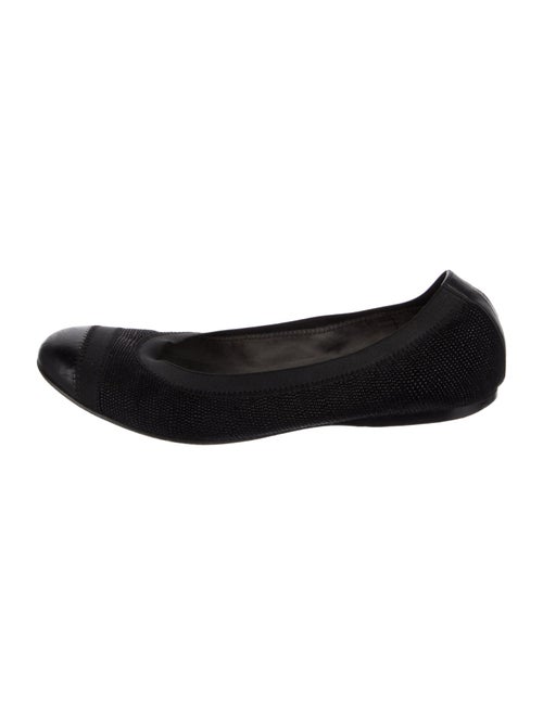 Stuart Weitzman Grosgrain Trim Ballet Flats