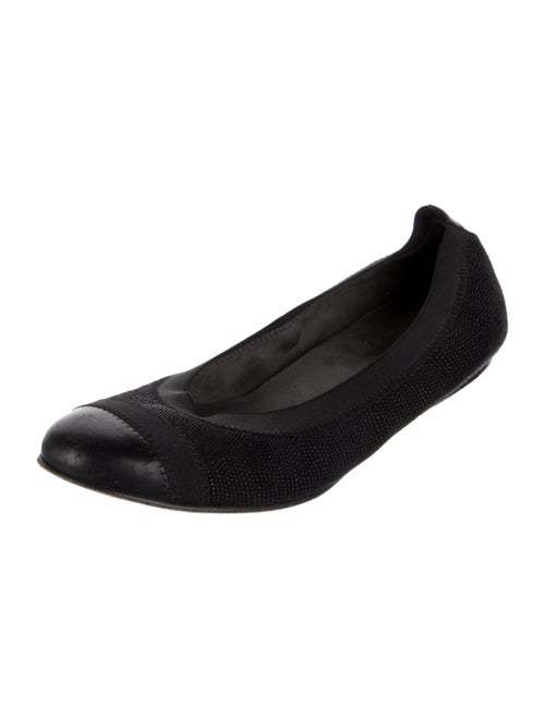 Stuart Weitzman Grosgrain Trim Ballet Flats