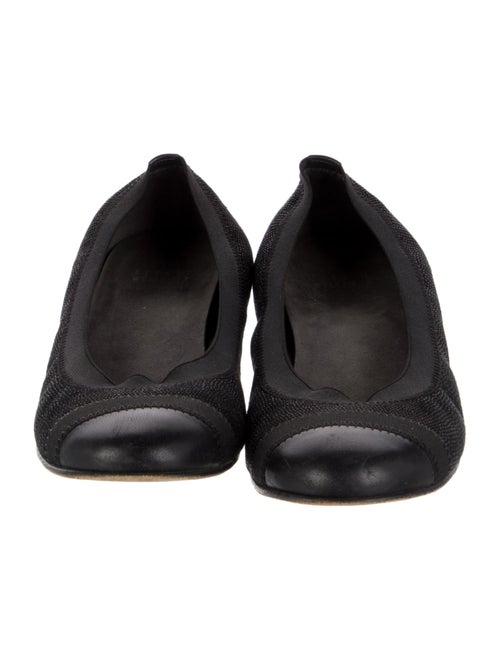 Stuart Weitzman Grosgrain Trim Ballet Flats